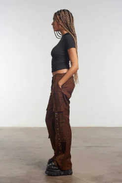 Blake Check Flare Pants