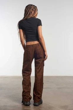 Blake Check Flare Pants