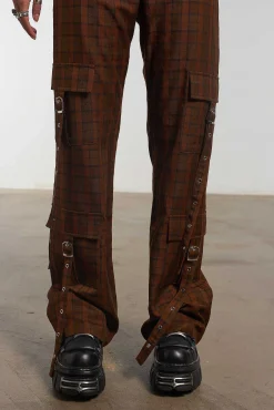 Blake Check Flare Pants