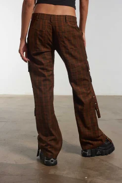 Blake Check Flare Pants
