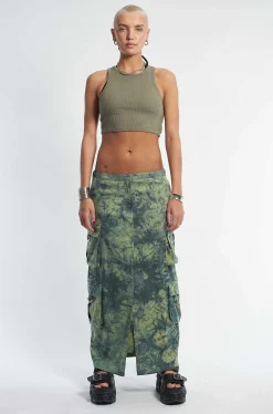 Bleach Cargo Maxi Skirt