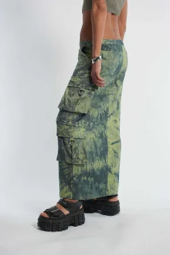 Bleach Cargo Maxi Skirt