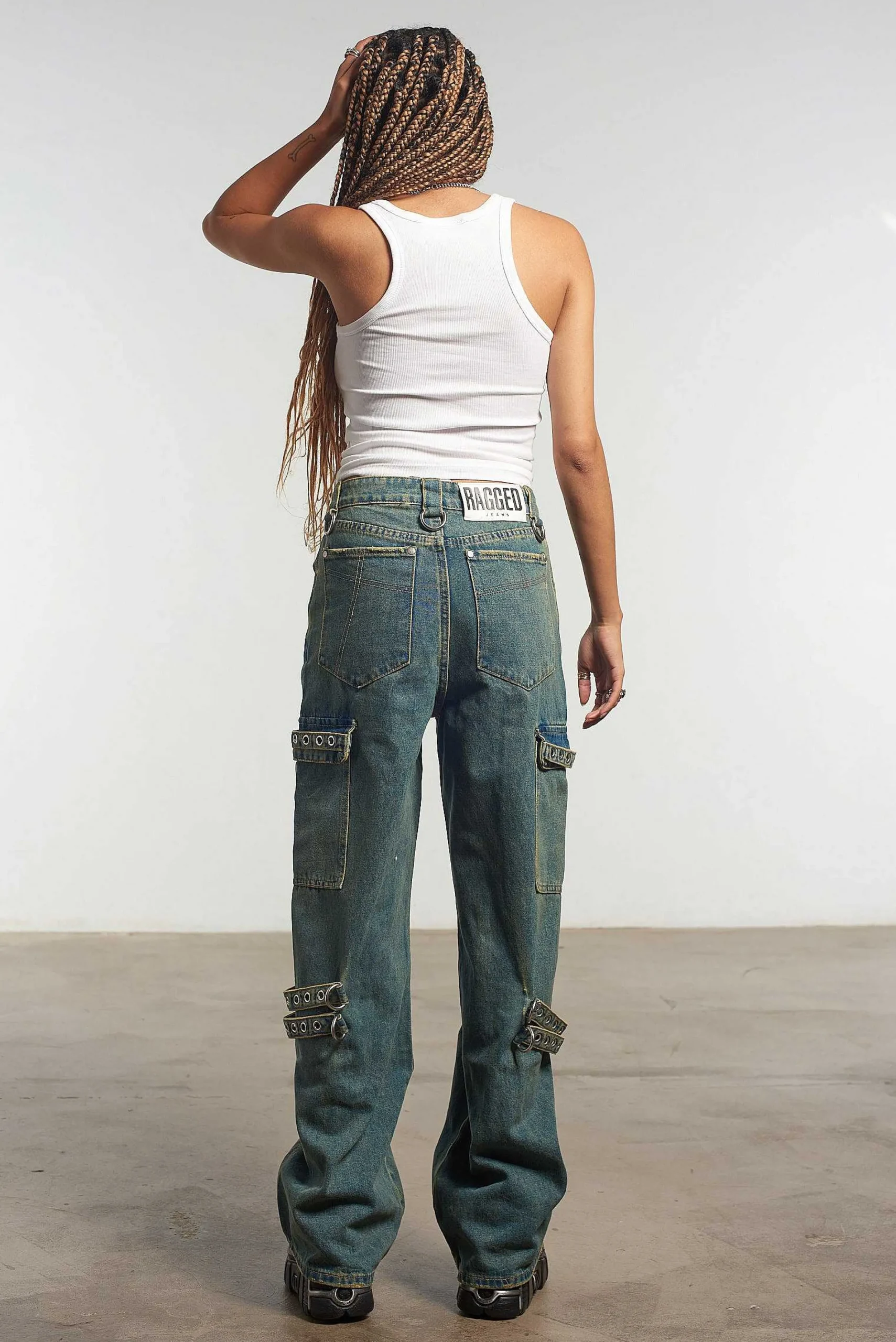 Bondage Jean Dirty Wash