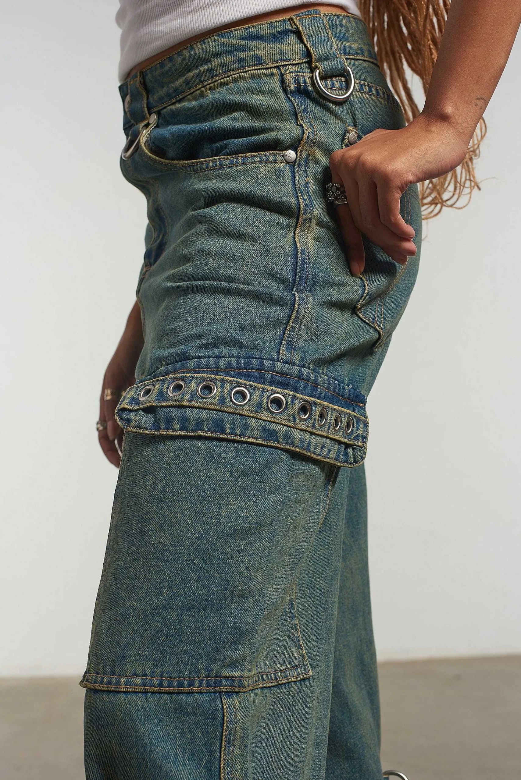 Bondage Jean Dirty Wash