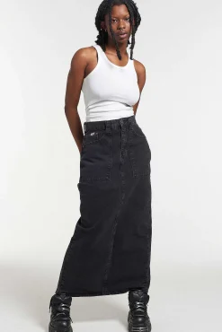 Carpenter Maxi Skirt - Charcoal