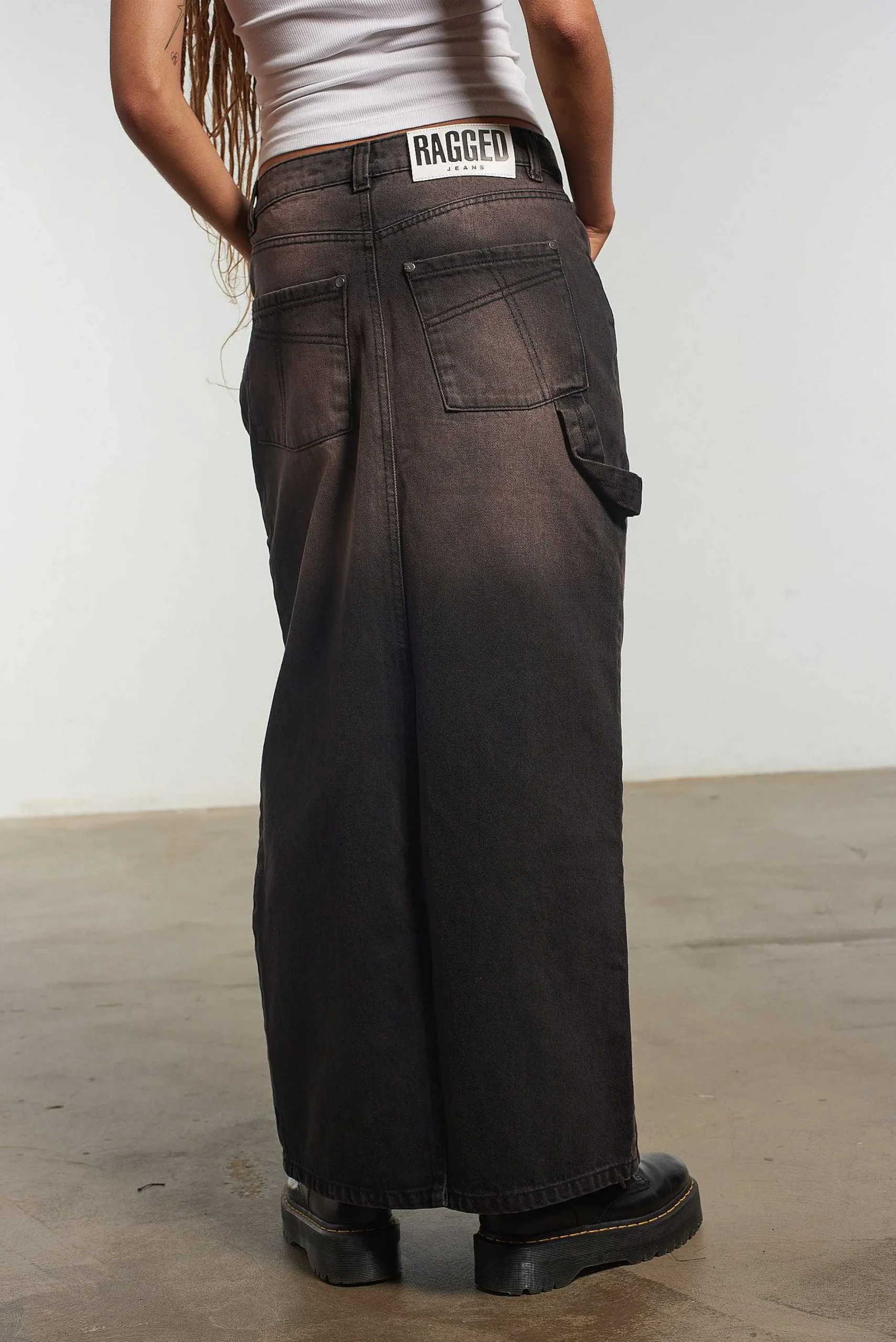 Carpenter Maxi Skirt Brown Wash