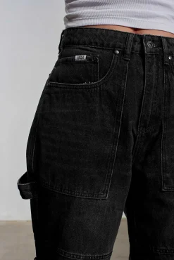 Combat Jean Faded Black