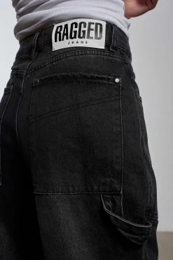 Combat Jean Faded Black