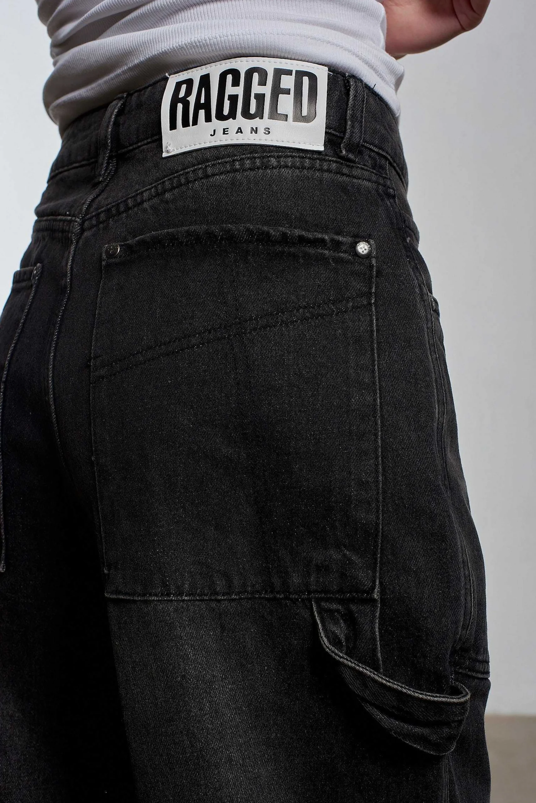 Combat Jean Faded Black