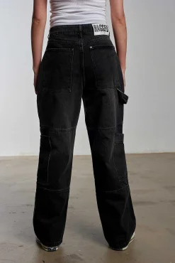 Combat Jean Faded Black
