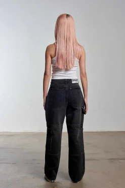 Combat Jean Faded Black