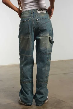 Combat Jean Faded Blue