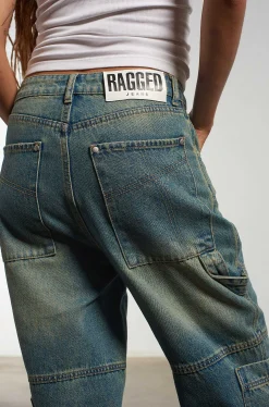 Combat Jean Faded Blue