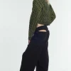 Cut Out Cord Jean