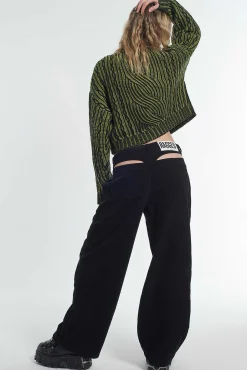 Cut Out Cord Jean
