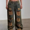 Dirty Wash Shredded Release Jean