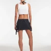 Force Combat Mini Skirt Charcoal