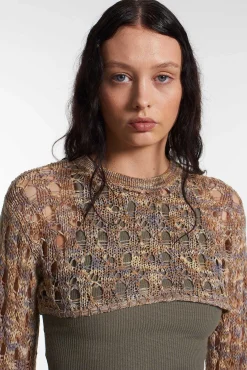 Gretel Super Cropped Knit Top