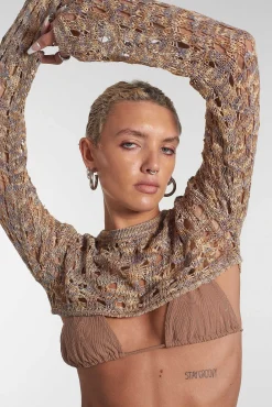 Gretel Super Cropped Knit Top