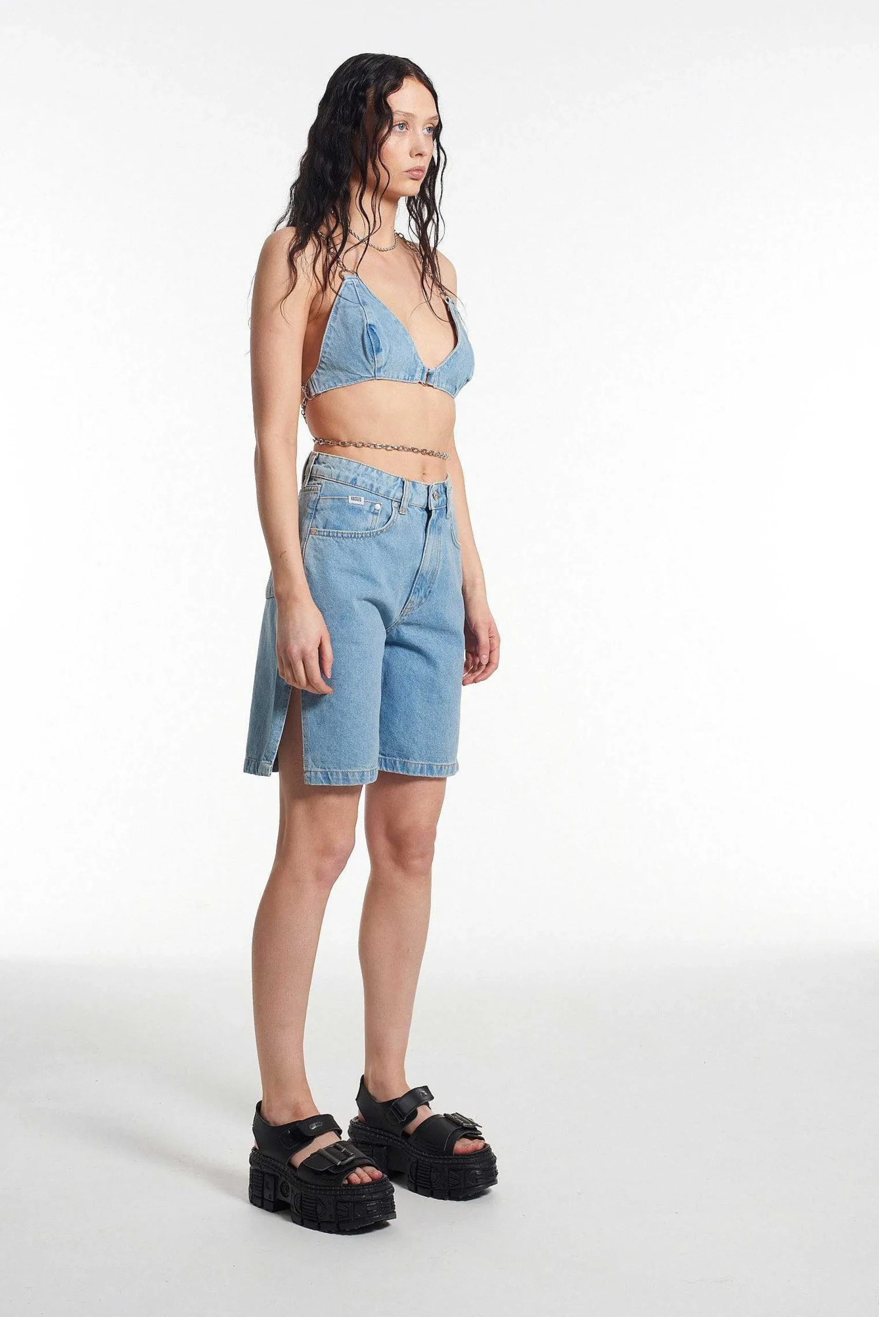 Gwen Denim Bralette
