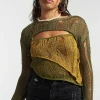Ivy Layered Ladder Knit Top
