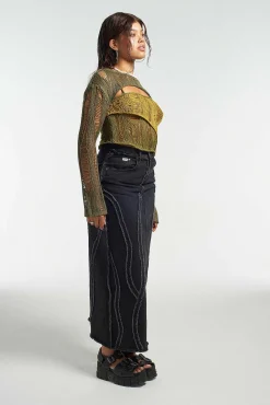 Ivy Layered Ladder Knit Top