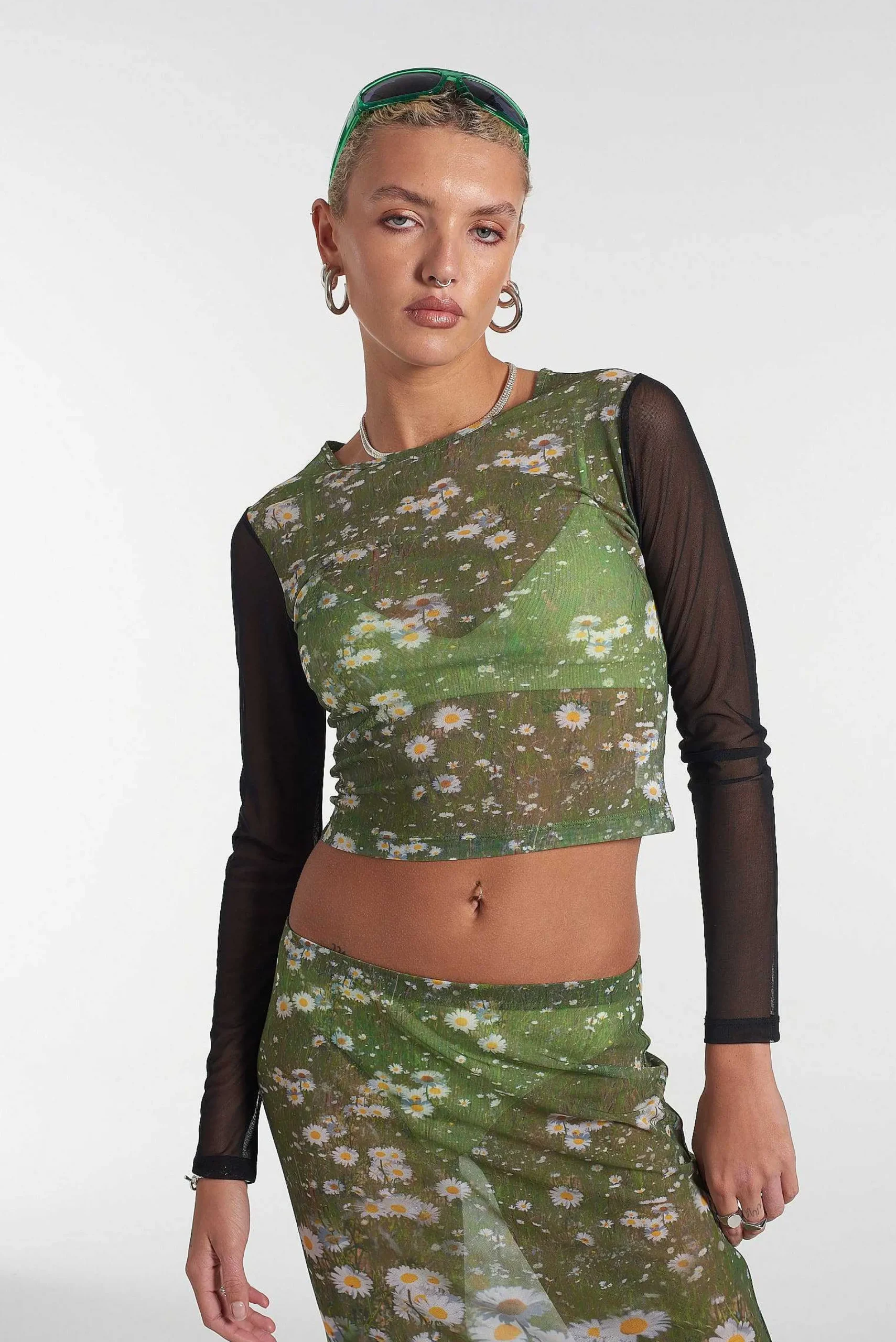 Meadow Mesh Top