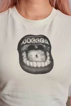 Mouthy Ragged Baby Tee