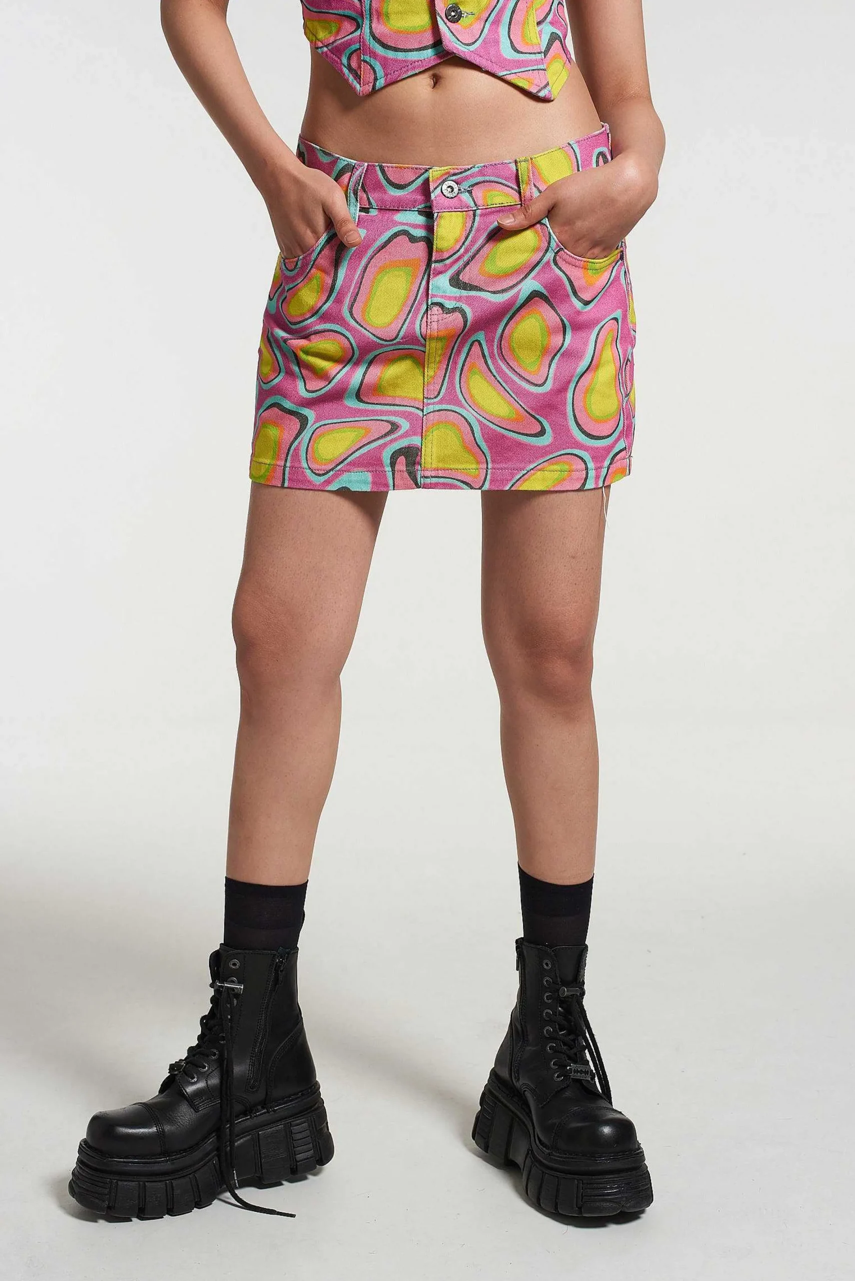 Nimbus Print Skirt