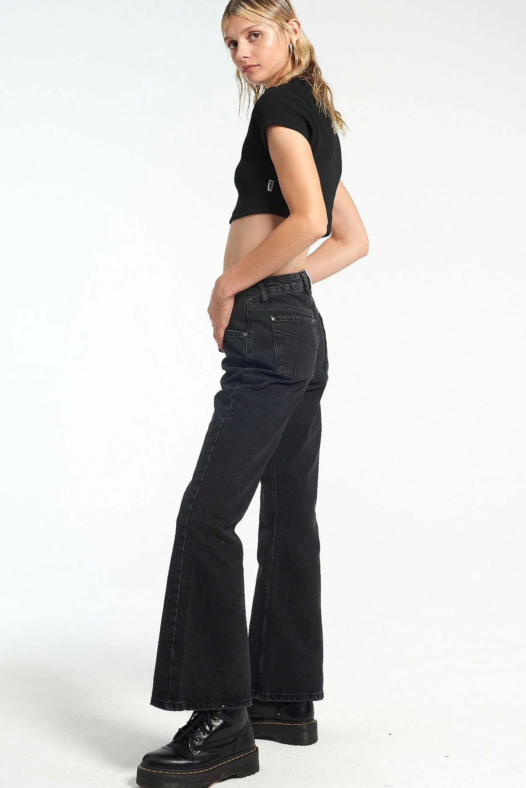 Organic Boot Cut Dakota Jean Charcoal
