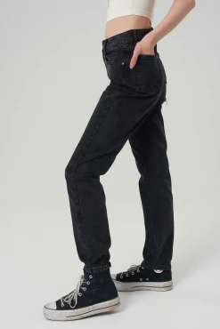 Organic Butt Cut Jean Charcoal
