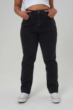 Organic Butt Cut Jean Charcoal