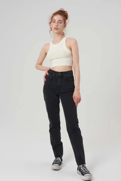 Organic Butt Cut Jean Charcoal