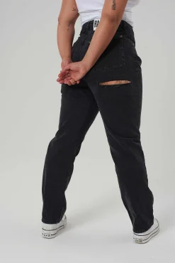 Organic Butt Cut Jean Charcoal