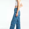 Organic Combat Jean Light Blue