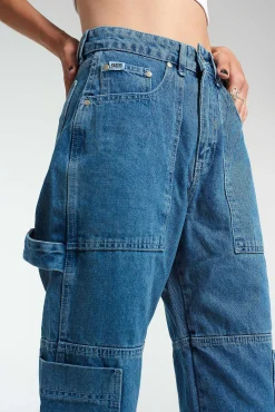 Organic Combat Jean Light Blue