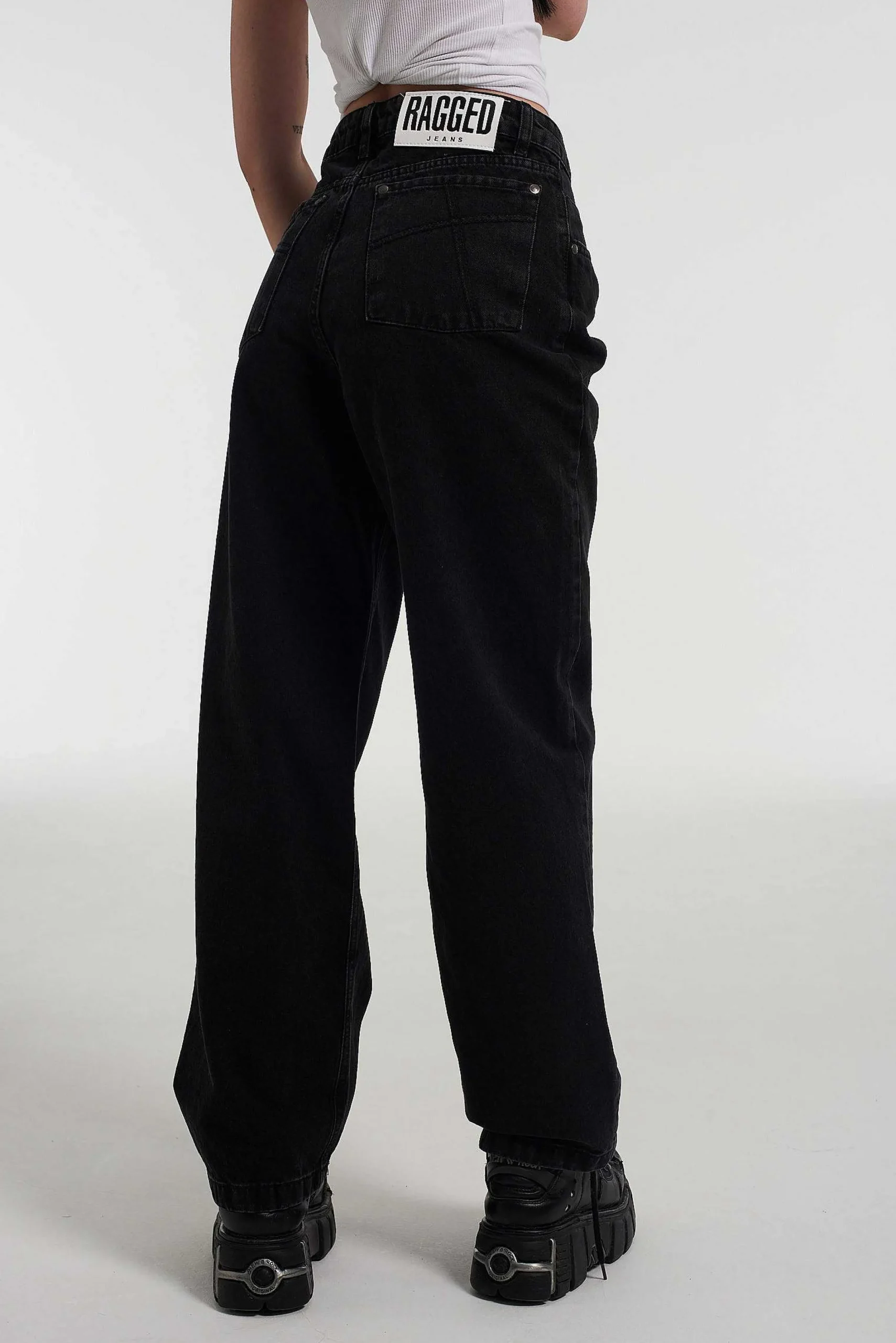 Organic Dad Jean Charcoal