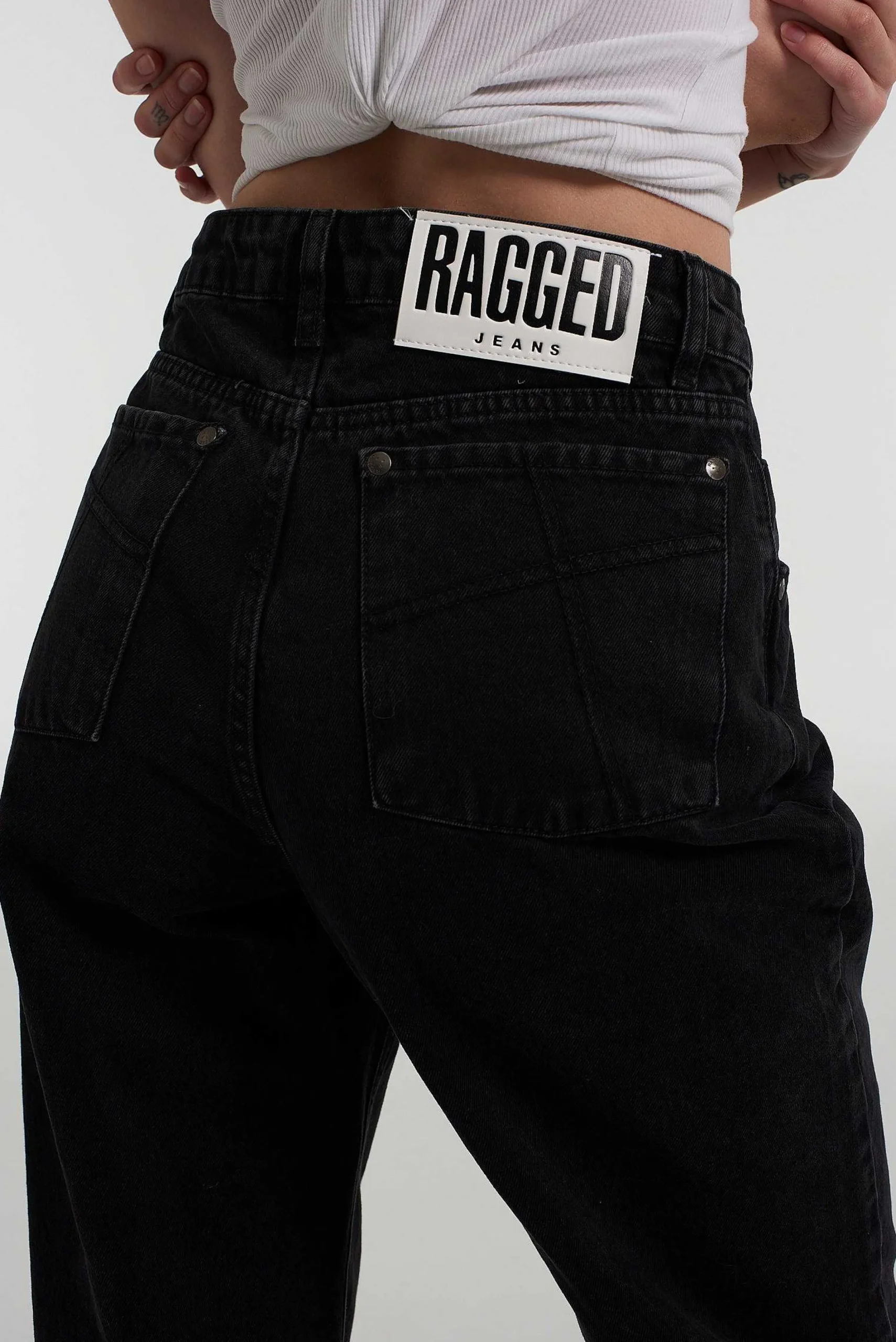 Organic Dad Jean Charcoal