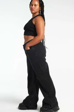 Organic Release Jean Charcoal