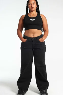 Organic Release Jean Charcoal
