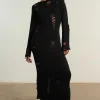 Pin-Up Knit Maxi Dress