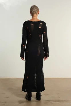 Pin-Up Knit Maxi Dress