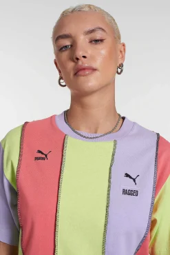 Puma X The Ragged Priest Colour Block Jersey Top