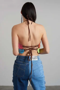 Rodeo Panelled Halter Top