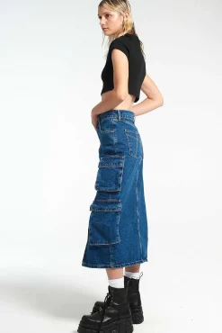 Soda Combat Skirt - Blue