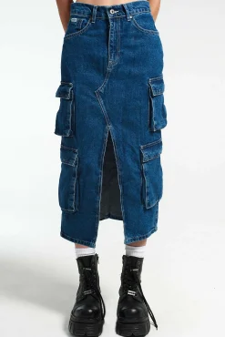Soda Combat Skirt - Blue