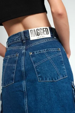 Soda Combat Skirt - Blue