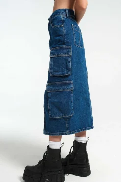 Soda Combat Skirt - Blue