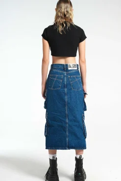 Soda Combat Skirt - Blue