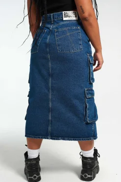 Soda Combat Skirt - Blue